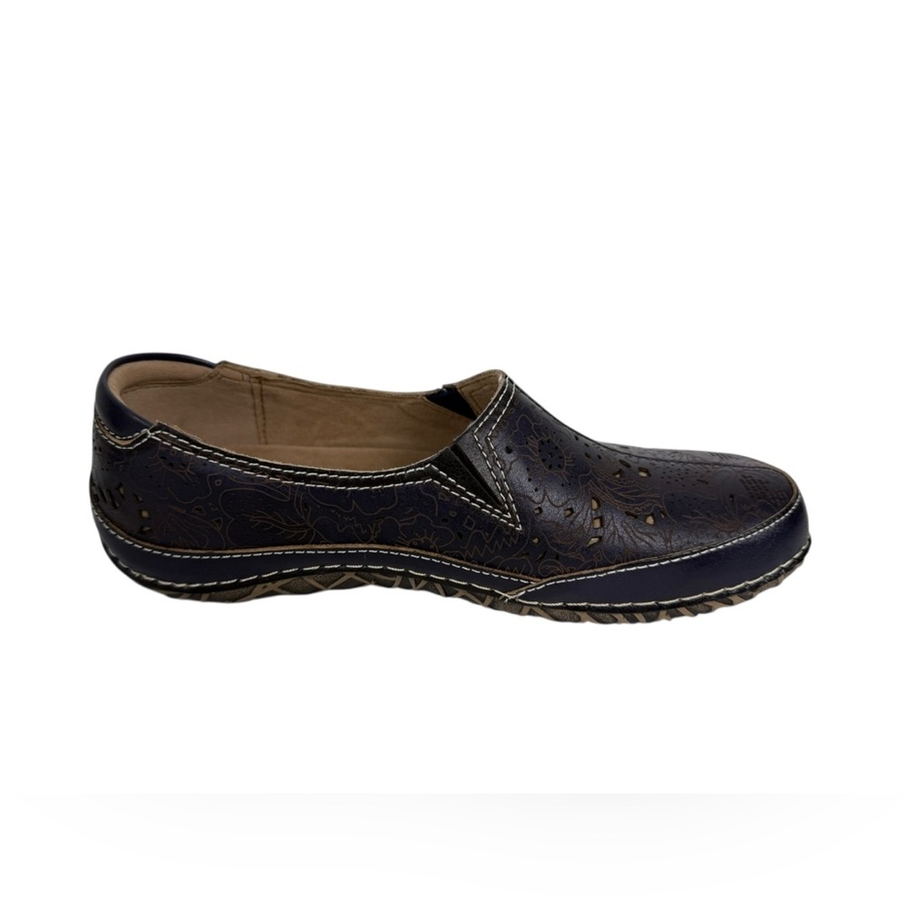 L'artiste Libora Eu 38 Size Us 7.5 -8 Comfort Shoes Navy Loafers Spring Step Euc View 3